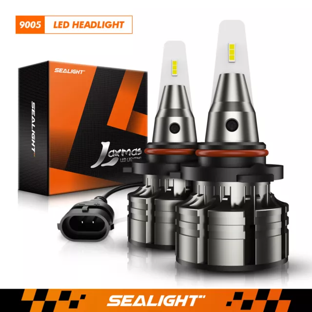 SEALIGHT 9005 HB3 LED Headlight Bulb Conversion Kit High Beam Super Bright 6500K