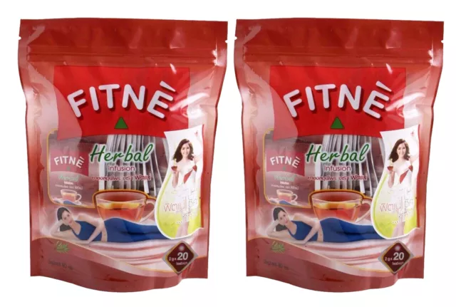 Fitne Natural Herbal Infusion Diet Slimming Detox Tea 2x20 Tea Bags