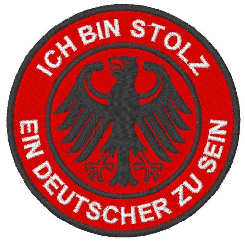 Patch 'Ich Bin Stolz EIN Fallschirmjäger Zu Sein' – 90x70 Mm, Mit Klettrückseite, Für BW-Fans
