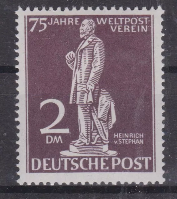 Berlin Nr. 41 postfrisch 2 DM, tiefst-geprüft BPP Schlegel, 1949 Weltpostver.