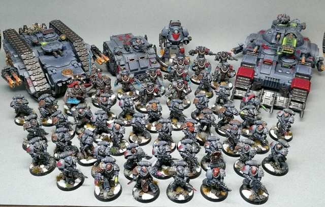 Space Wolves army Horus Heresy 30 k pro painted Space Wolves army Horus Heresy 30 k pro painted