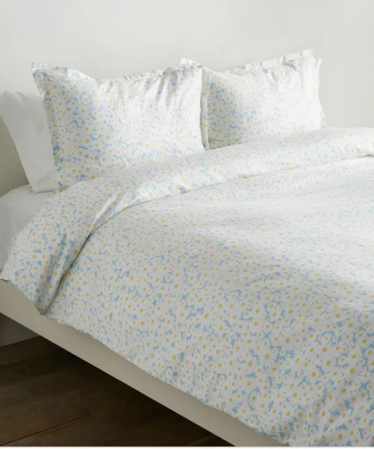 Melange Home King Size 400 Thread Count Cotton Daisy Duvet Set - Multi Colored