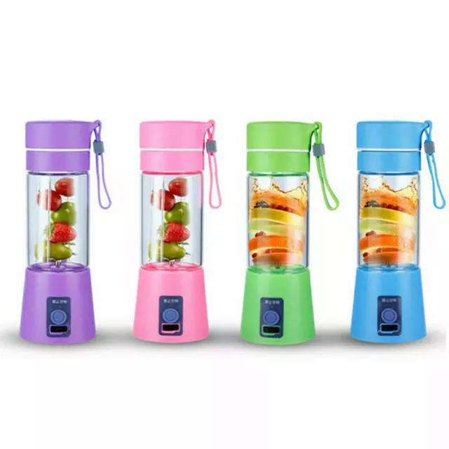 Mini frullatore Portable de Voyage Jus De Fruit Coupe Mixeur Smoothies 380ML