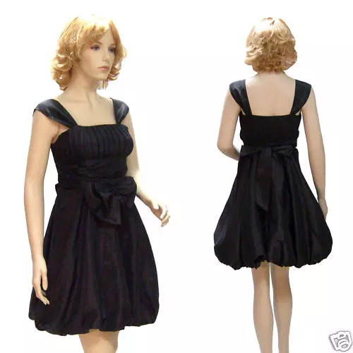 Robe de soirée NOIRE / Robe boule SEXY Taille 36