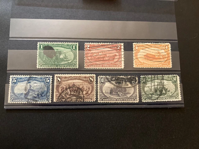 Scott # 285-291 / 1898 Trans-Mississippi Exposition, 1-50c used