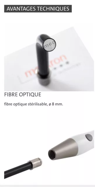 Fibre Optiques Mectron 8 mm Noire. Ref : 02750011.