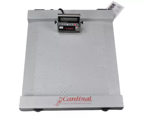 Cardinal Detecto RW-1000 Run-A-Weigh Portable Drum Scale - 1000lb - GREAT