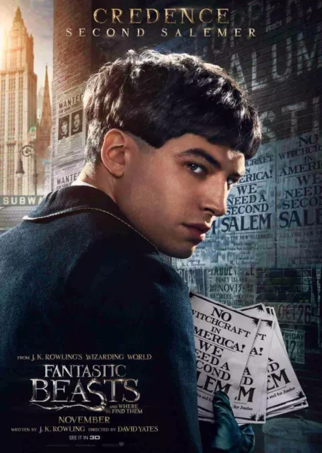 Fantastic Beasts & Where To Find Them A4 & A3 posters - Credence