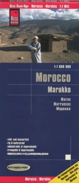 Marokko Reise Know How  RKH Landkarte Marocco Morocco