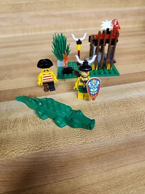 LEGO SYSTEM PIRATES 6246 Crocodile Cage 100 Complete No