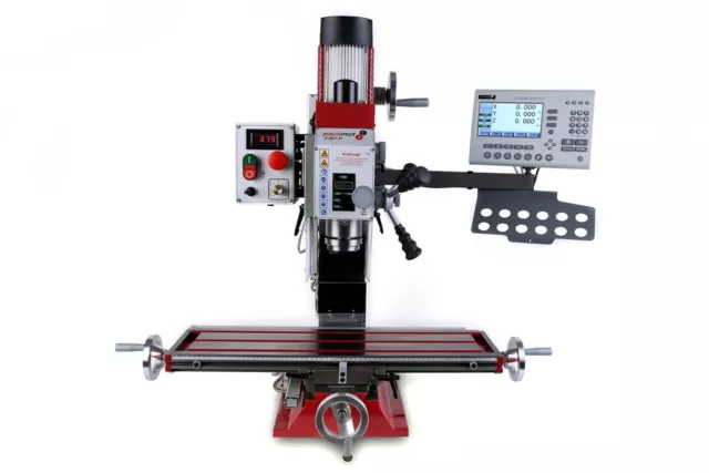 PAULIMOT Bohr-/Fräsmaschine F307-V mit Kugelumlaufspindeln und Messsystem