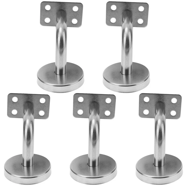 5 pz staffe corrimano scale montaggio acciaio inox