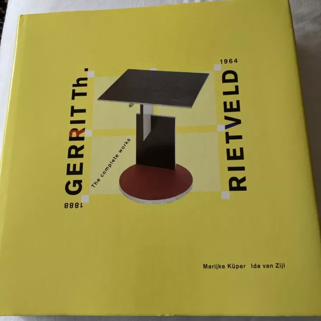 Gerrit Rietveld 1888-1964 the Complete Works 1993 catalogue raisonne in English