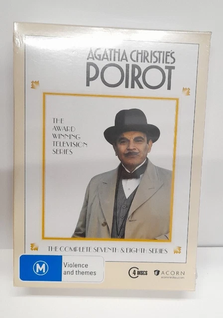 AGATHA CHRISTIE'S POIROT Series 7 & 8 Boxset - DVD - Region 0