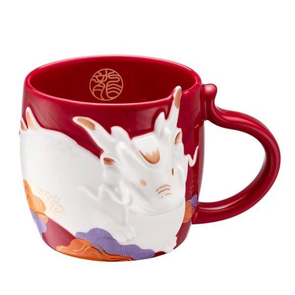 STARBUCKS TAIWAN CHINESE New Year of Dragon 2025 mug 12oz 33.90 PicClick