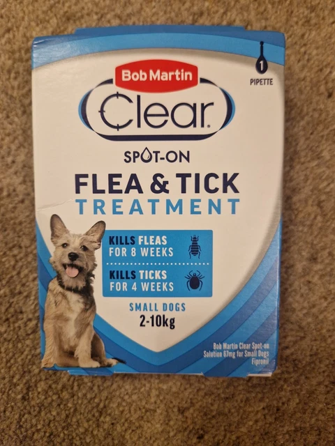 Bob Martin Clear Spot On Flea & Tick Killer Treatment Cats Dogs Kittens Puppies