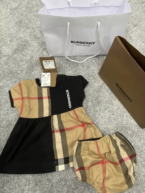 Burberry Baby Girl Dress 0-3 Months