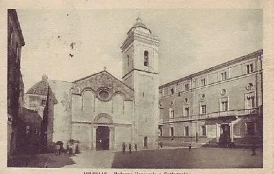 Iglesias(Sassari)-Palazzo Vescovile e Cattedrale-1929