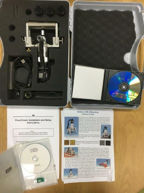 USB- Videomikroskop Cellcheck CIL-USB mit Messsoftware Metric Plus & FlexoCheck USB- Videomikroskop Cellcheck CIL-USB mit Messsoftware Metric Plus & FlexoCheck