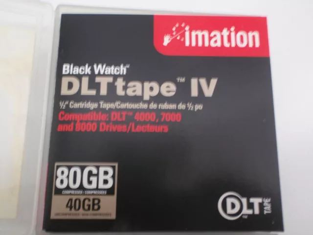 Imation Black Watch Dlttape Iv 80Gb Tape