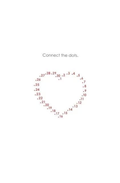 (09676) Postcard Connect the Dots