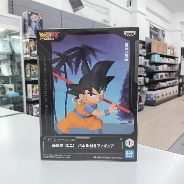 Figurine Dragon Ball Daima – Son Goku 22cm, Bâton Magique Nyoi Bô, PVC