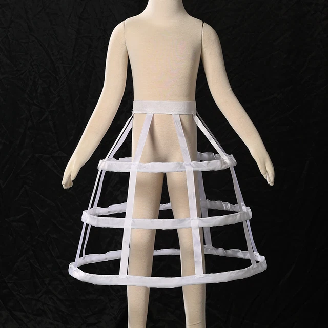 3 cerchi crinoline per bambini sottoveste gonna a cerchio per vestirsi