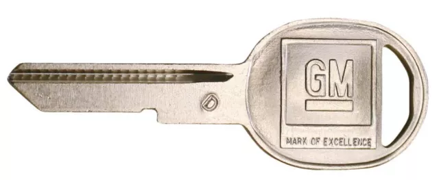 Clef vierge GM ORIGINE - Réf. S1098D - B51 D