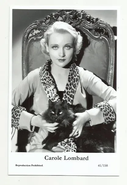 (Bx20) Carole Lombard Swiftsure Photo Postcard (41/158) Filmstar Pin Up Glamor