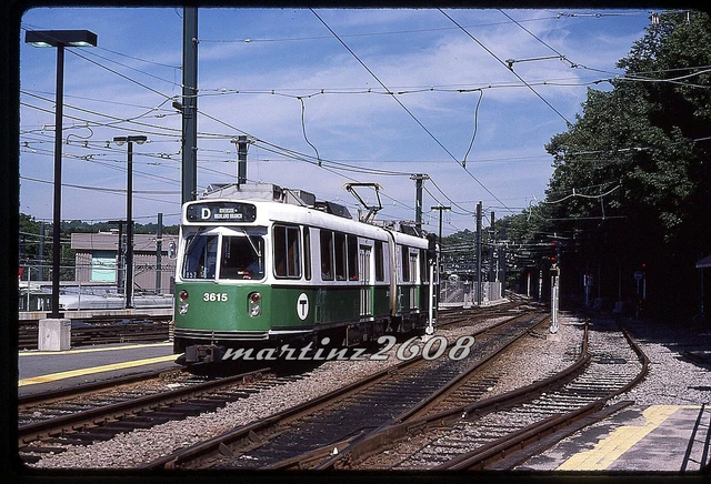 (Db) Orig Traction/Trolley Slide Mbta (Boston, Ma) 3615