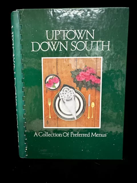 Vintage Junior League of Greensville SC Cookbook Uptown Down South 1986