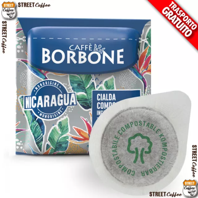 100 200 300 400 600 Cialde ESE 44 Caffè Borbone NICARAGUA miscela Fine Robusta