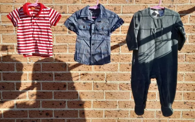 Boys Size 1 DESIGNER CLOTHES BULK BUNDLE. COUNTRY ROAD, SEED, SPROUT +MORE 2