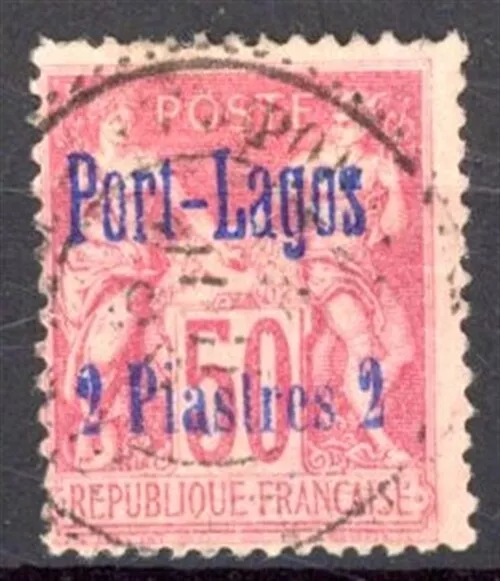 [41.216] Port Lagos 1893 good Used VF stamp $137
