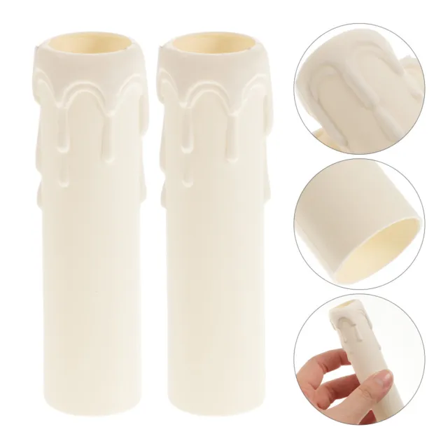 20Pcs Casings Candle Sleeves Decorative Chandeliers Holders Socket Covers New