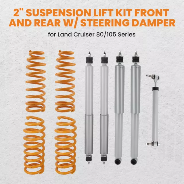 2" Lift Kit For Toyota Landcruiser 80/100/105 Series Coil Spring 2inch 50mm