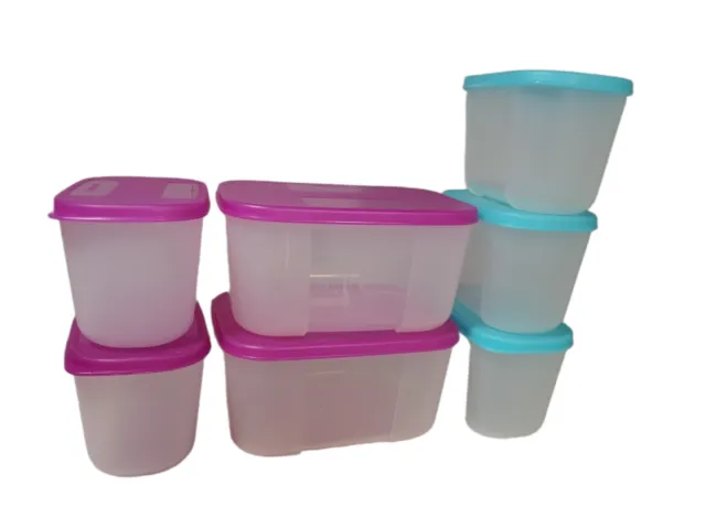 Set of 3 Tupperware 1-1/4 Cup Storage Container With Lid #2087A +