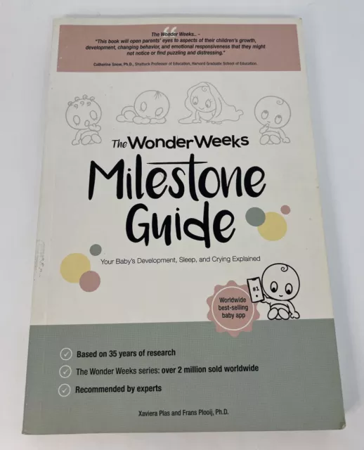 The Wonder Weeks Milestone Guide Parenting Paperback Book Babies Baby Toddler