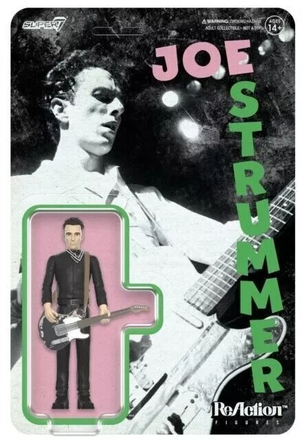 JOE STRUMMER The Clash ACTION FIGURE London Calling Super 7 SEALED