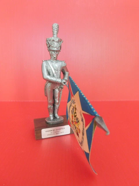 Figurine Étain Du Prince - 1er Empire - Joueurs De Cartes Au Bivouac - Signé Baches