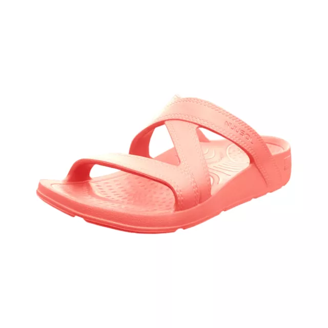 Nuusol Hailey Slides  Womens Size 8  Coral Sunrise Made In The USA Free Shipping