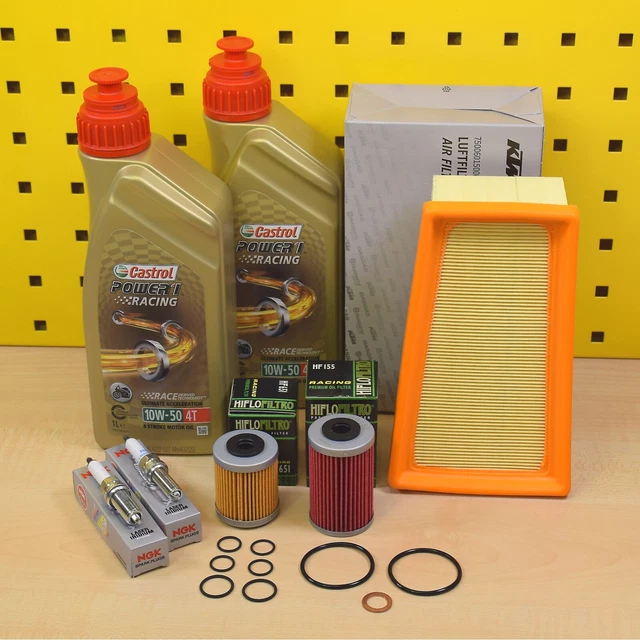 Inspektionspaket 2L Motul 7100 10W60 Filter Öl Husqvarna 701