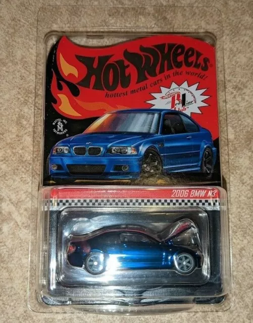 2021 Hot Wheels Rlc 2006 BMW M3 Bleu Chip Bête Bas Série # 790/30000 Neuf