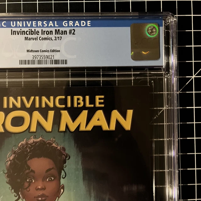🔥Invincible Iron Man 2 CGC 9.8 NM/M Riri Williams Ironheart Campbell Variant🔥 3