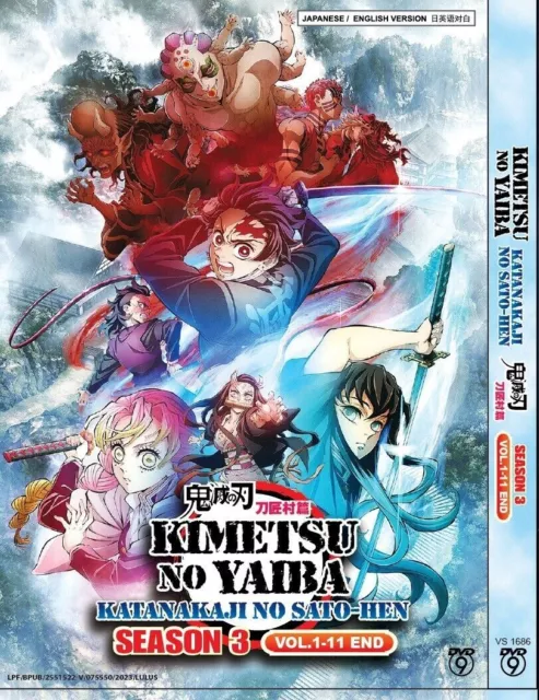 Demon Slayer/Kimetsu No Yaiba DVD Anime Series Season 1(Eps. 1-26