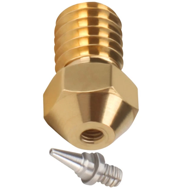 15 Ugelli Per Stampante 3D Da 0.4mm - Set In Ottone Per Estrusore, Compatibile Con E3D V5/V6, Prusa I3, Anycubic