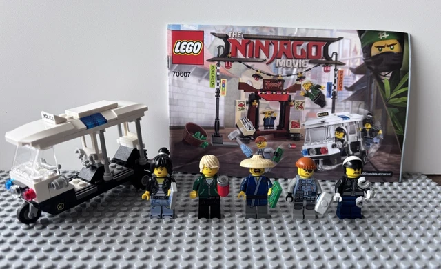 LEGO 70607 NINJAGO Movie Police Tuc-Tuc +Ins No Minifigures Or