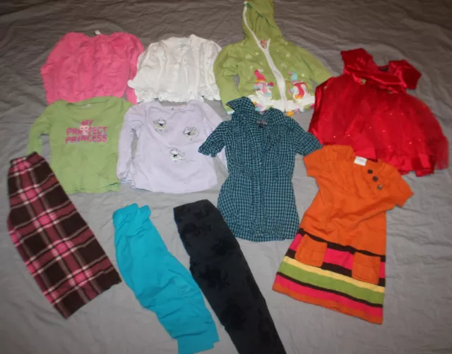 Girls fall winter clothes lot size 5 5T 5/6 clothes 11 pc #2