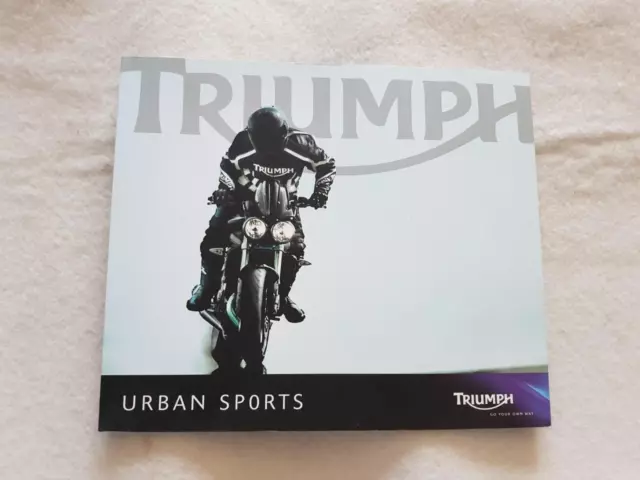 TRIUMPH URBAN SPORTS RANGE Motorcycle Sales Brochure 2010 #T3864960