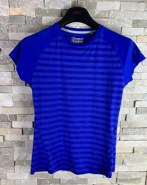 Camicia top da donna blu Berghaus taglia 10 camicetta